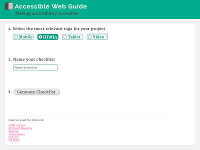 Developers accessibility tool accessibility checklist developers front end graduation tags