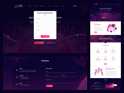 Dribbble Landing