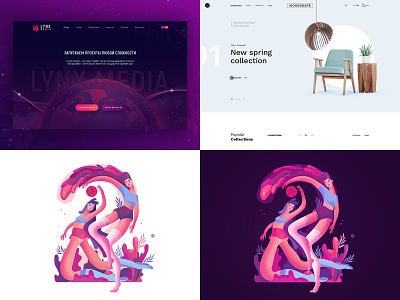 2018 design dribbble furniture hero illustration interface seo top 4 top4shots uidesign web