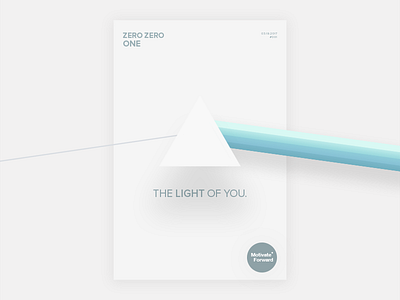 The Light of You. design light of you motivation pink floyd poster