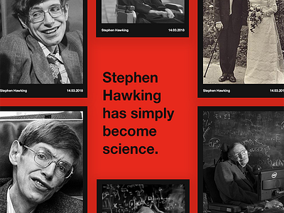 Stephen Hawking - Portrait Flow science stephen hawking