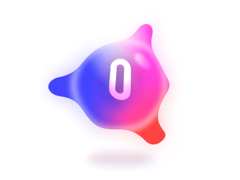 Random Blob Thing abstract animation clean droplets minimalist motion design