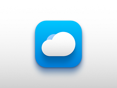 iOS Icon - Cloud App app application cloud icon ios iphone