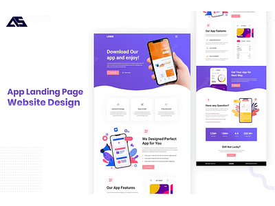 App Landing Page Design