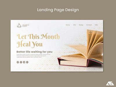 Landing Page Design app branding design graphic design illustration landing page logo typography ui ux vector web website website design