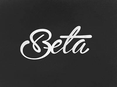 Beta 2 beta curvy digital dynamic freelance identity lettering logo online production web