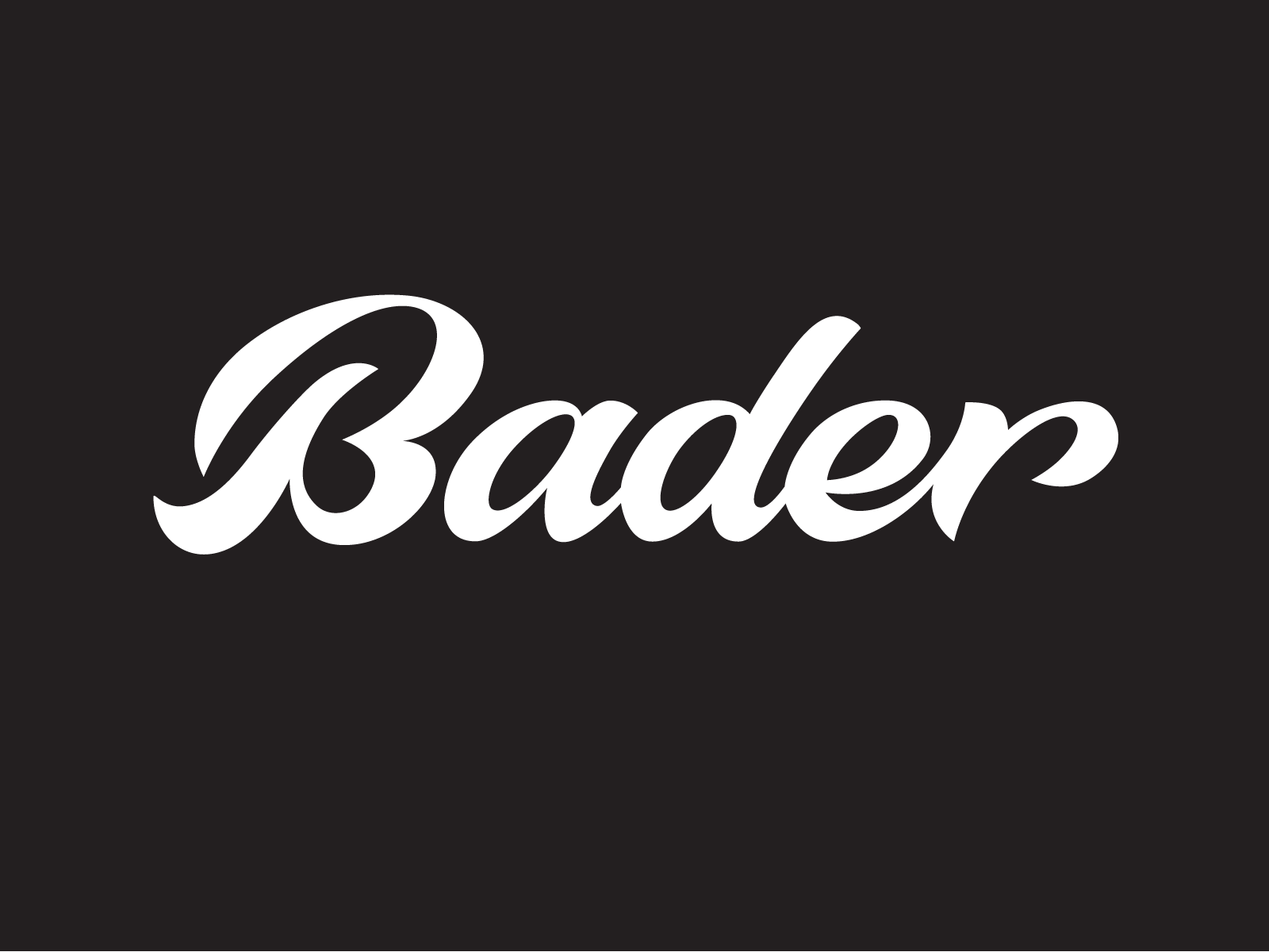 Bader by ForSureLetters on Dribbble