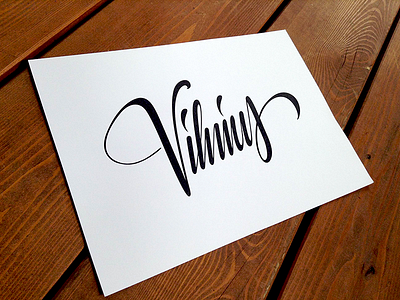 Vilnius city design flow forsuregraphic freelance graphic lettering type vilnius