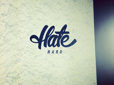 Hate Hard custom design flow forsuregraphic freelance graphic lettering logo snowboarding type urban