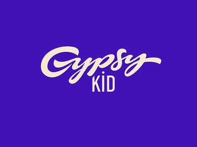 Gypsy Kid branding brushlettering calligraphy clothing clothing brand custom fun graphicdesign gypsykid handwritten kids lettering logo logodesign logotype process script sketch t shirt typography