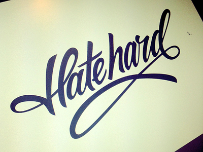 Hate hard clothing custom flow graphic lettering snowboarding type urban vilnius