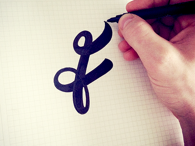 F custom flow in progress letter lettering logo mark sketch type