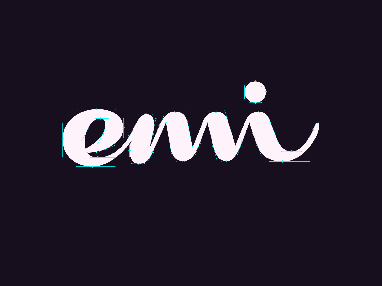 emi creative brand brand identity branding branding design brushlettering calligraphy emicreative flow handwritten idenity lettering logotype process script typography unique