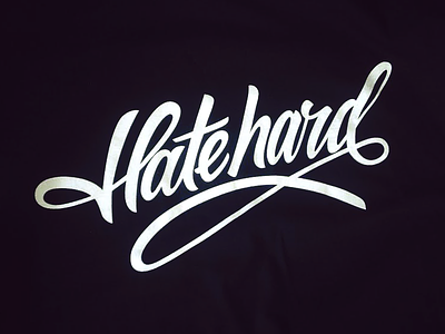 Hate hard clothing custom design flow forsuregraphic graphic lettering street type urban