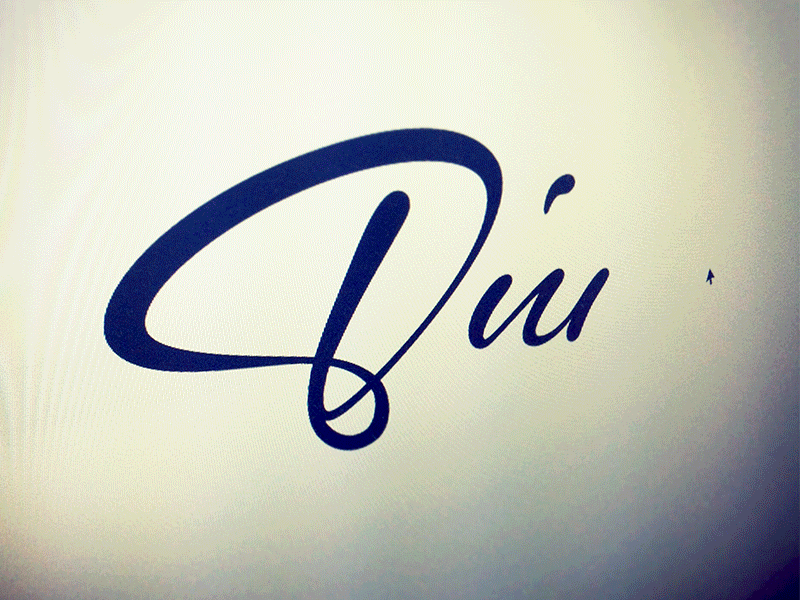 Logo lettering custom flow forsuregraphic handcrafted lettering logo script type unique