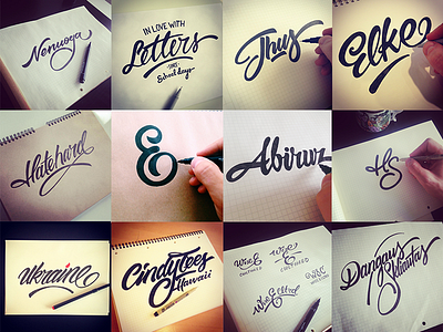 2014 spring/summer lettering