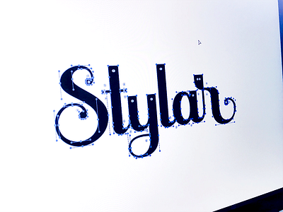 Stylar blog brand classic custom fashion lettering logo simple type typography vectoring
