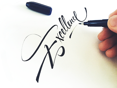 Excellence custom flow handtype handwritten script signature sketch type