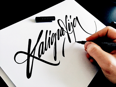 Kaligrafija brush calligraphy custom flow handtype kaligrafija logo process script sketch unique