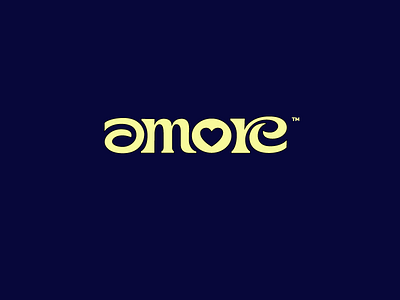 amore amore branding flow idea lettering logo love luxury script smart solid