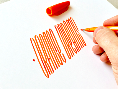 Orange Dreams branding brush calligraphy condensed custom design graphic handwriting handwritten illustration lettering logo process script sketch type typography unique