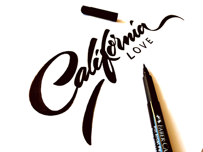 California Love branding branding design brushlettering california calligraphy custom flow goodtype handtype handwritten idea lettering logodesinger love process sanfrancisco script sketch type