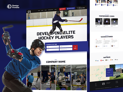 Hockey Training Center Web Page