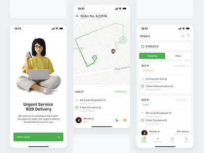 B2B Delivery Service Mobile App