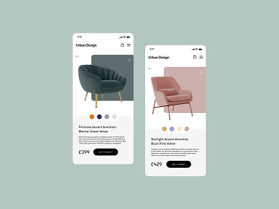 Furniture Online Store UI