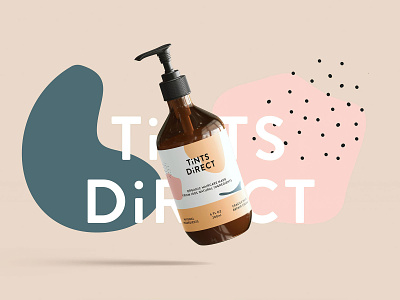 Tints Direct - Hair & Beauty Branding beauty brand branding design identity logo packaging pattern shape typography