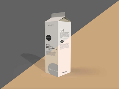 Milk Carton Mock Up aesthetic easy to use mockup food packaging milk carton mockup packaging