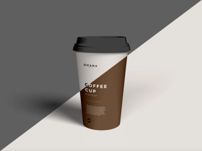 Coffee Cup Paper Cup Mock Up By Dhama Studio On Dribbble