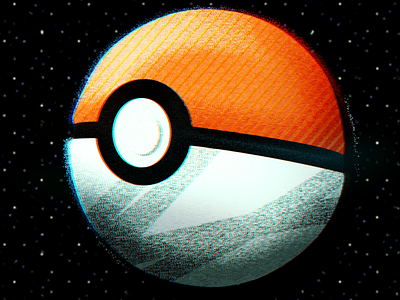 Pokeball 2d design illustration motion