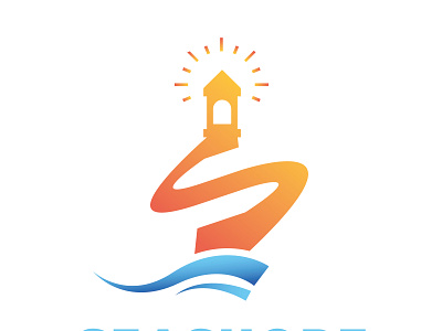 "SEASHORE LIGHTHOUSE" Logo branding graphic design logo logo design