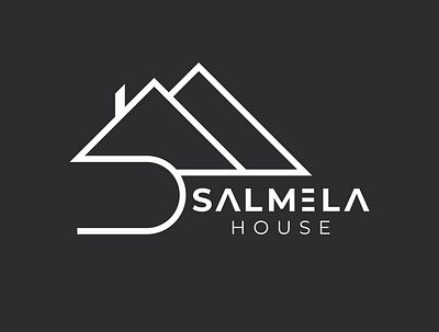 "SALMEELA HOUSE" Real Estate Company Logo adobe illustrsator branding graphic design logo minimalist logo