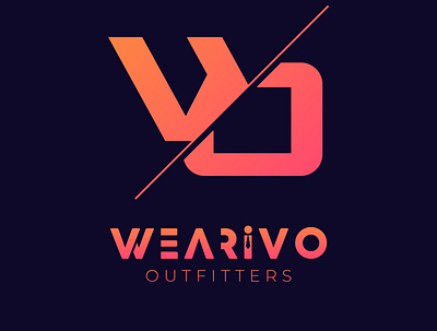 WEARIVO OUTFITTERTS LOGO adobe illustrsator branding design graphic design logo logo design minimalist logo vector