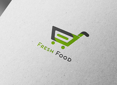 Fresh Food logo concept 2 adobe illustrsator graphic design illustration logo design minimalist logo