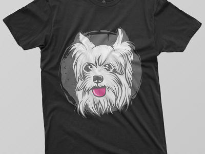 Cute Dog mascot T-Shirt design adobe illustrsator design graphic design mascot design t shirt design vector