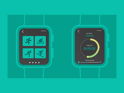 Workout Tracker design typography ui ux