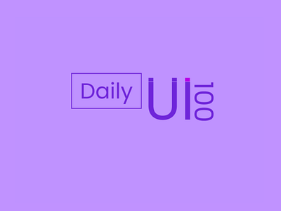 DailyUI Logo design ui ux