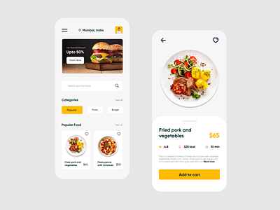 Food delivery app design app app concept app design design food app food delivery app mobile app design ui ui design ui ux ui ux designer ux ux design