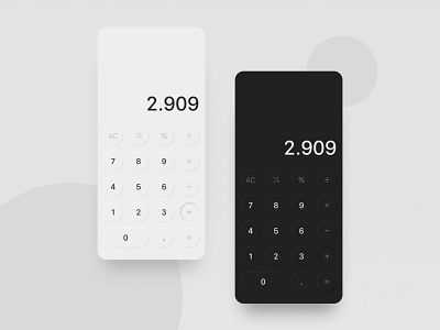 Daily UI Challenge 004 (Calculator)