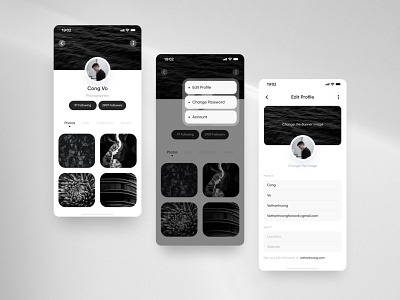 Social Media App | Daily UI Challenge 006 (User Profile)