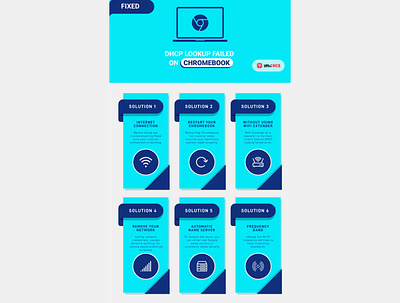 Fix: DHCP Lookup Failed on Chromebook branding design graphic design logo typography ux vector