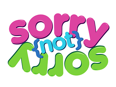 Sorry Not Sorry color design graphic design type typography words