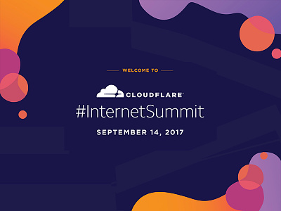 Cloudflare's Internet Summit branding events lava