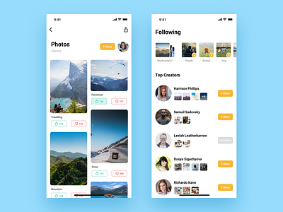 UX | Like Or Unlike add new button design button states carddesign horizontal scroll iphone 10 iphonex like button list page masonry photo app photograhy thumb up thumbnail ue uidesign unlike userexperiencedesign ux design waterfall