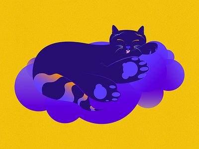 chester_pants cat digital illustration illustrator cc procreate