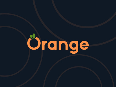 Orange, recipe app logo concept