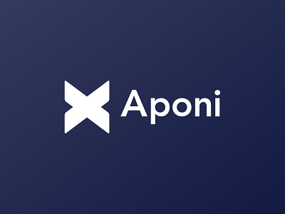 Aponi, Electronics brand concept aponi branding electronics logo